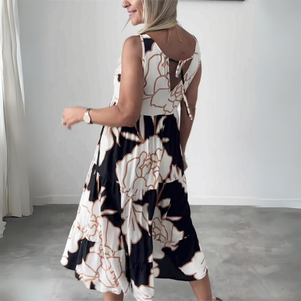 Olivia - Vestito elegante con stampa floreale