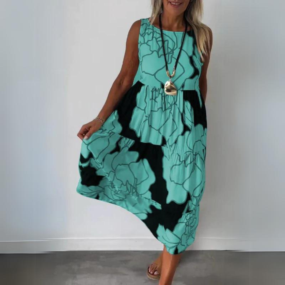Olivia - Vestito elegante con stampa floreale