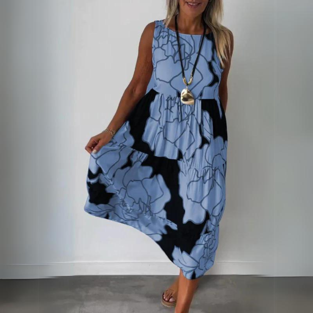 Olivia - Vestito elegante con stampa floreale