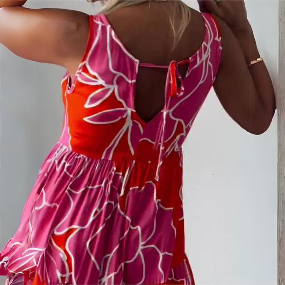 Olivia - Vestito elegante con stampa floreale