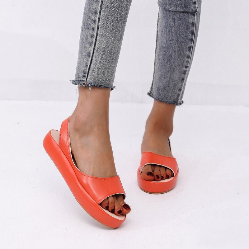 Sandali in vera pelle di mucca