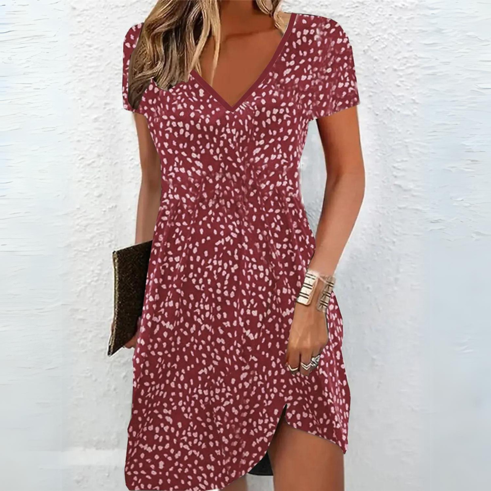 Paige - Vestito midi classico con fiori