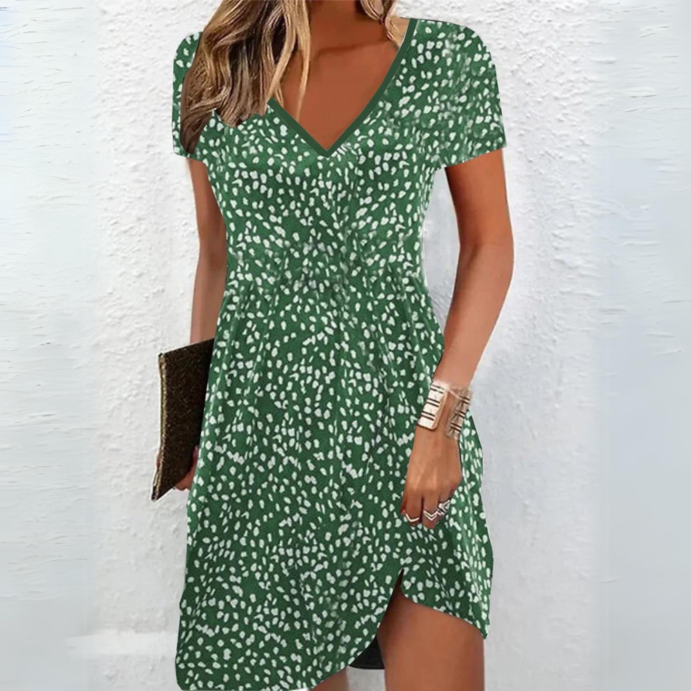 Paige - Vestito midi classico con fiori