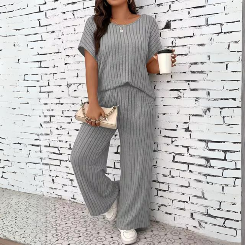Paulina - Comoda camicia lounge a due pezzi