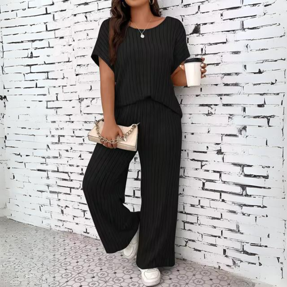 Paulina - Comoda camicia lounge a due pezzi