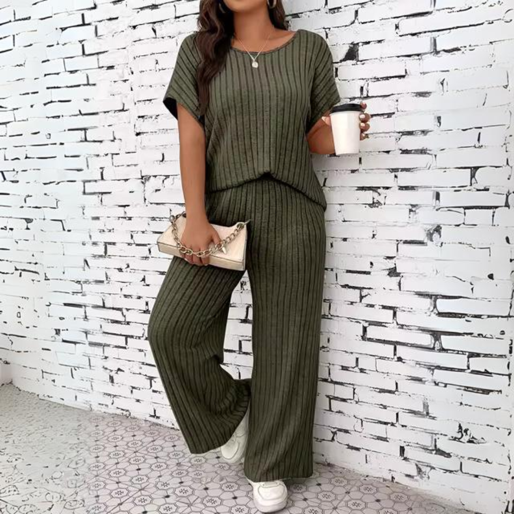 Paulina - Comoda camicia lounge a due pezzi