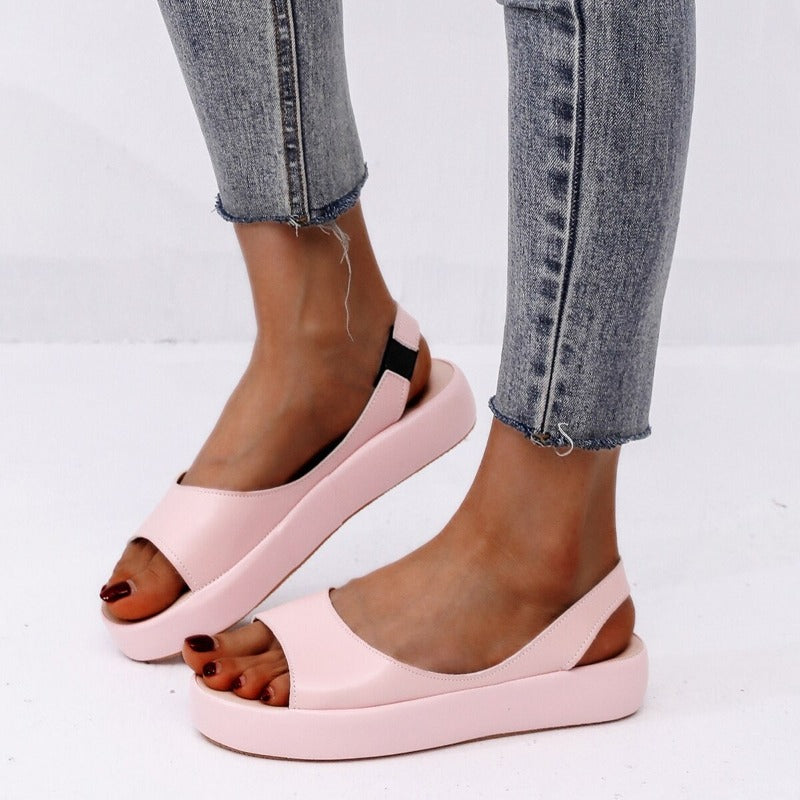 Sandali in vera pelle di mucca