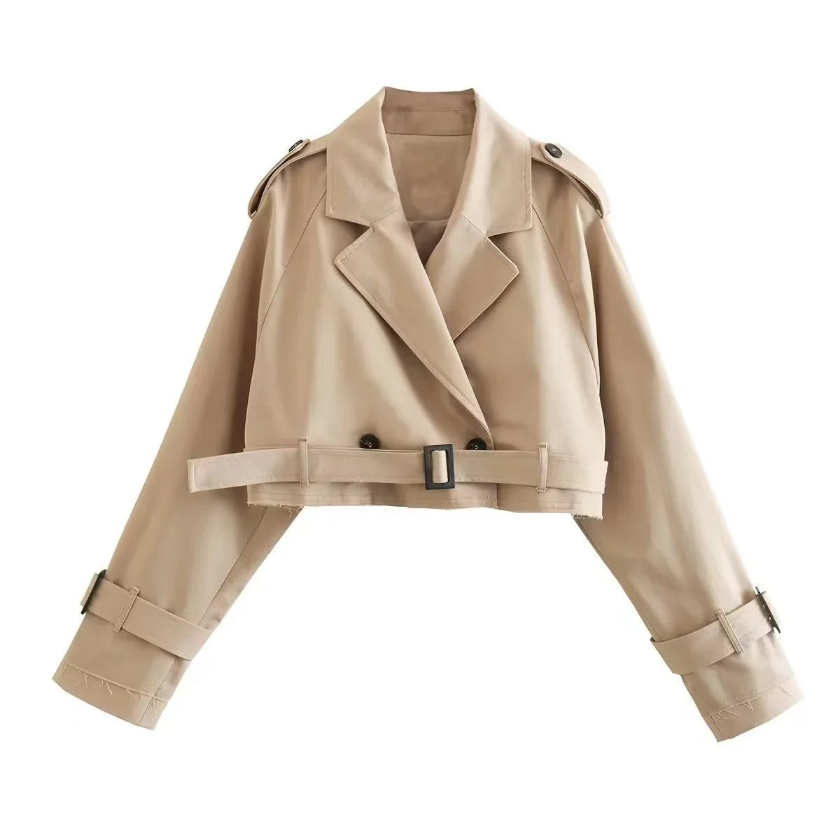 Giacinto - Trench con cintura - Taglio corto