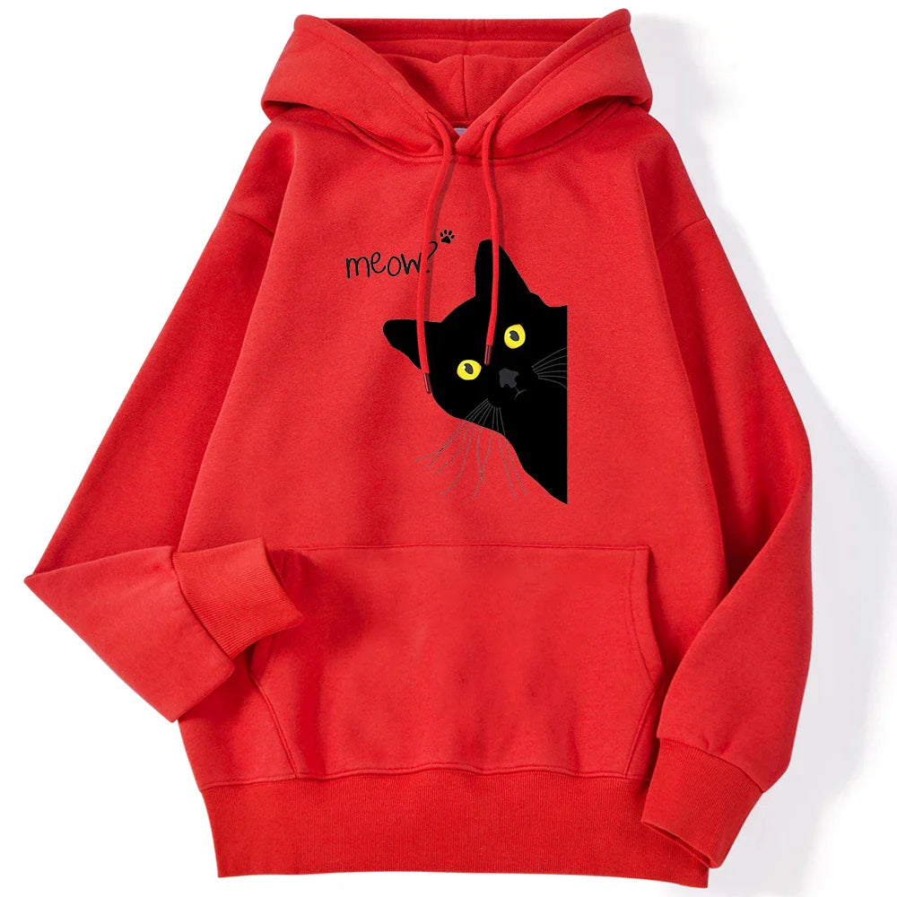 Kaori- Maglia stampata con motivo a gatto