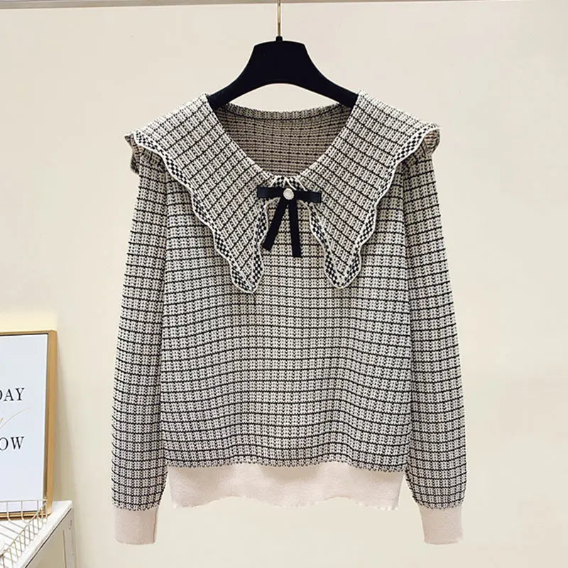 Maglia Annabelle con collo Claudine