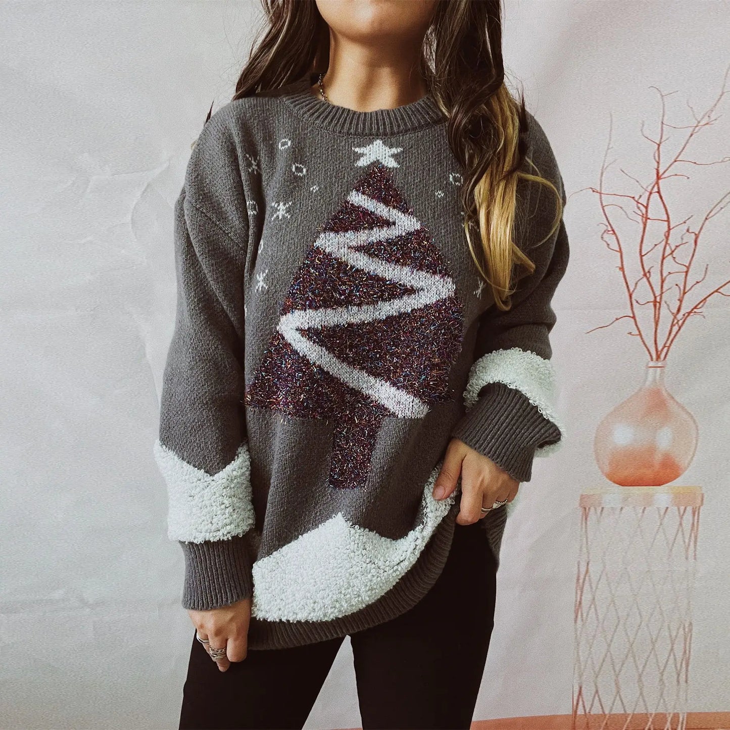 Silvia - Maglia natalizia da donna