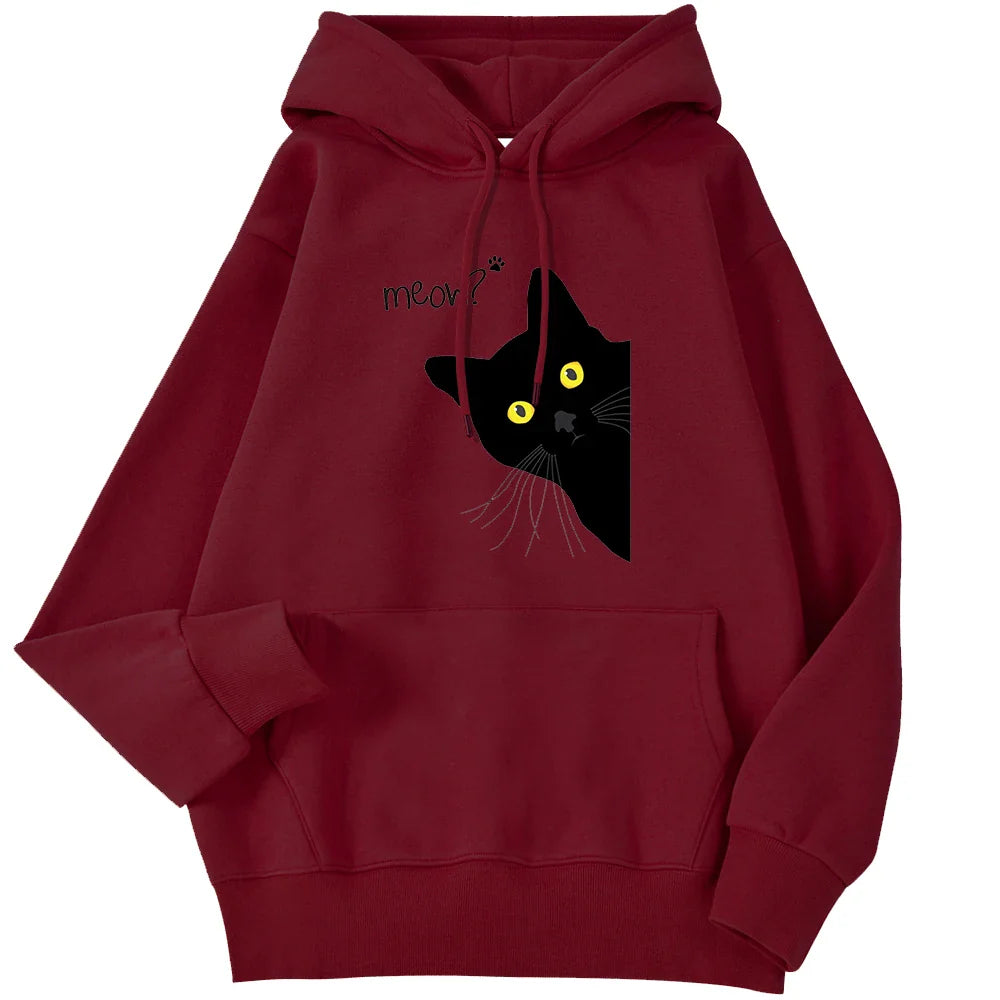 Kaori- Maglia stampata con motivo a gatto
