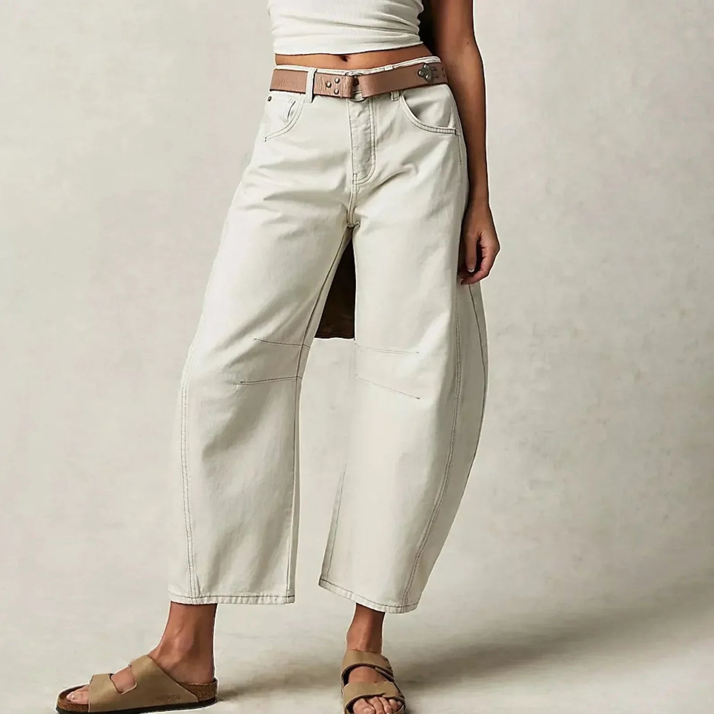 Jeans da donna a taglio largo - Dori