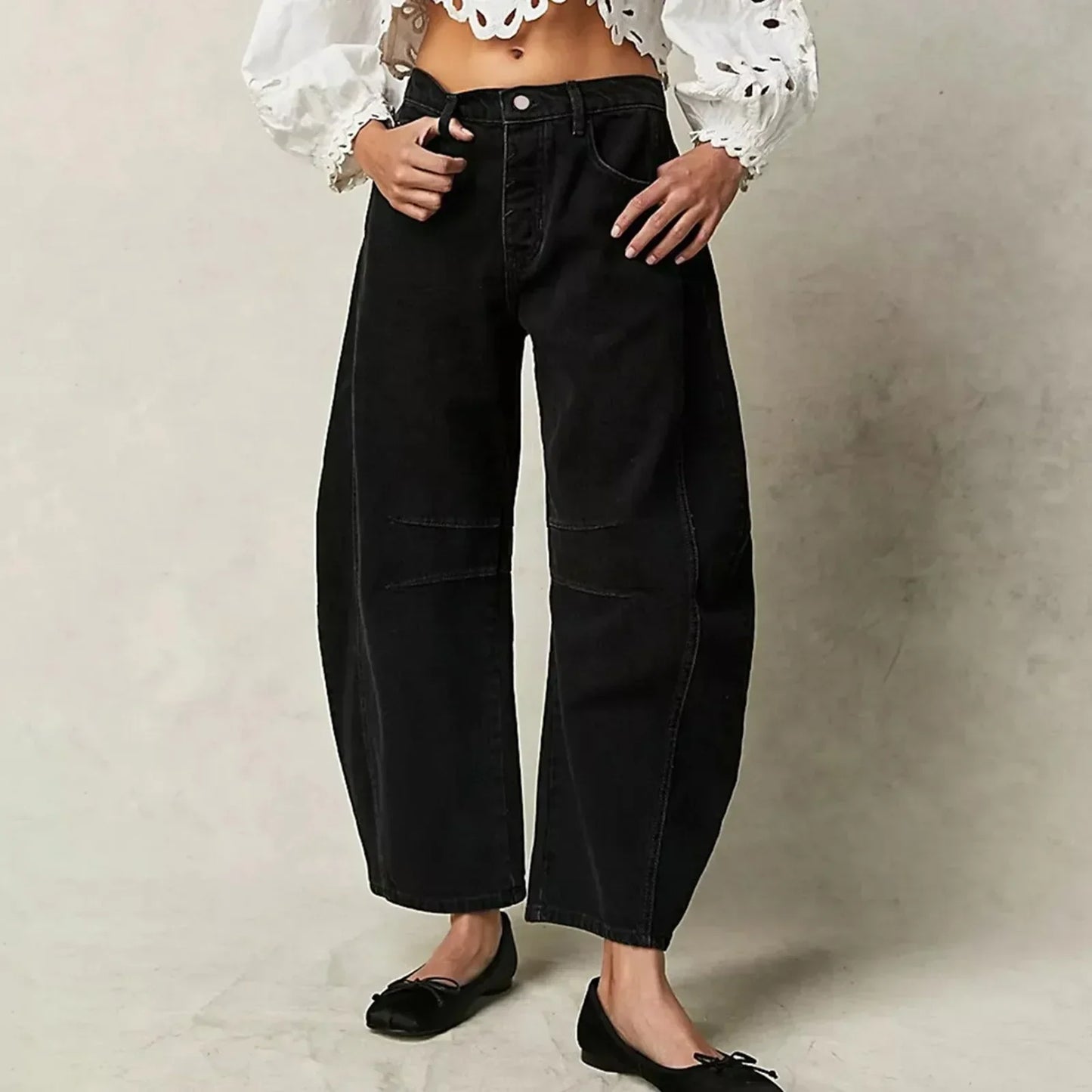Jeans da donna a taglio largo - Dori