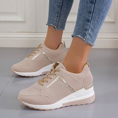 Scarpe da ginnastica con piattaforma e lacci Scarpe casual