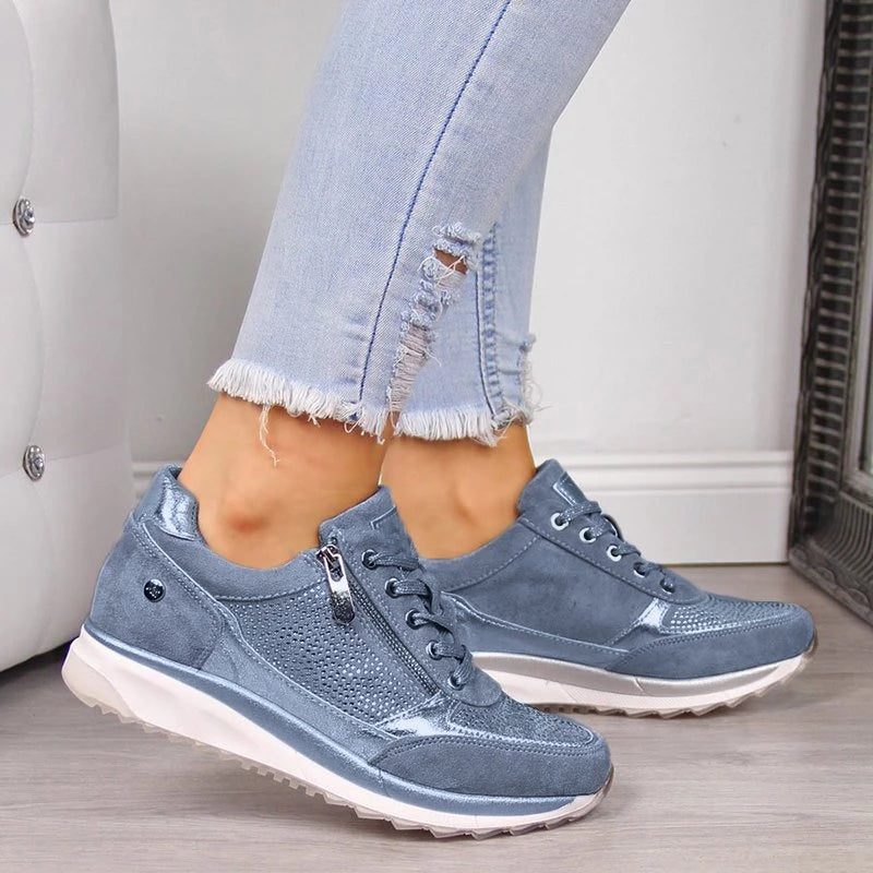 Scarpe piatte da donna in pelle da infermiera da donna ragazza