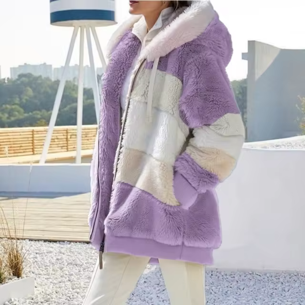 Sabina - Elegante cappotto oversize in felpa