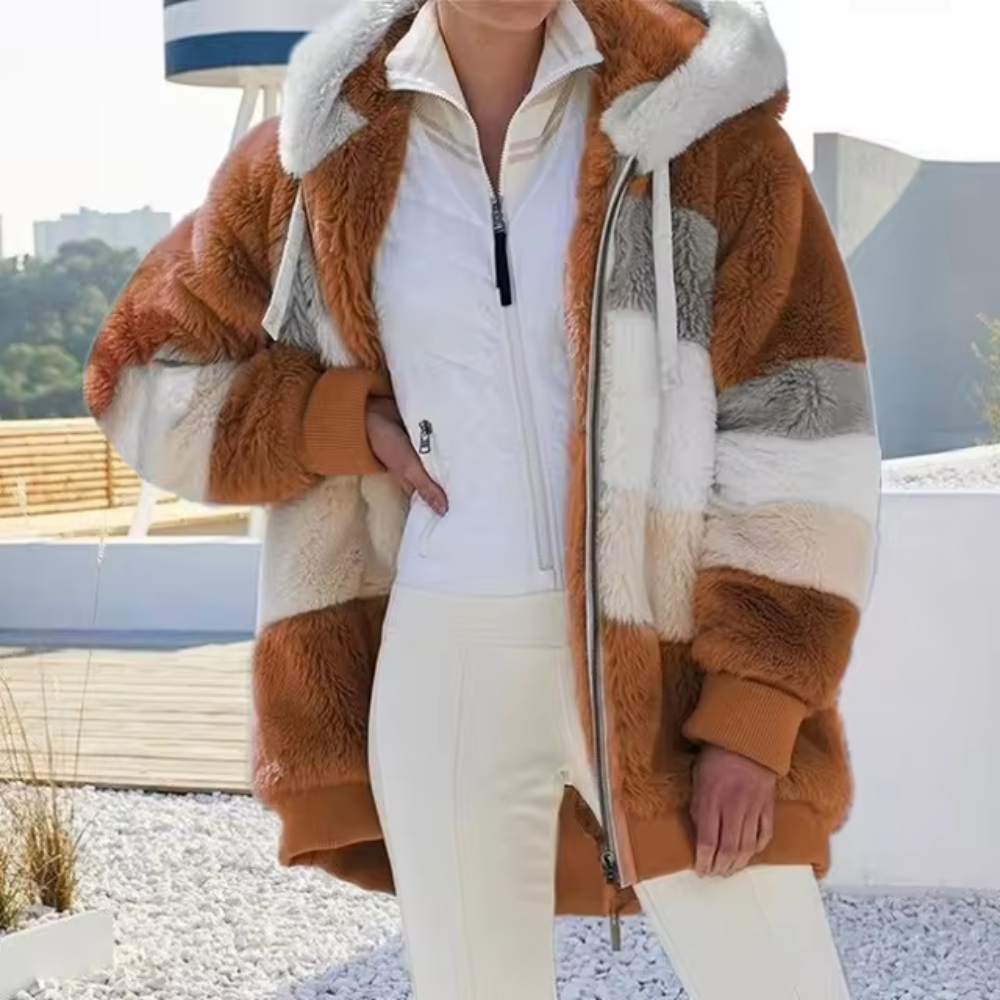 Sabina - Elegante cappotto oversize in felpa