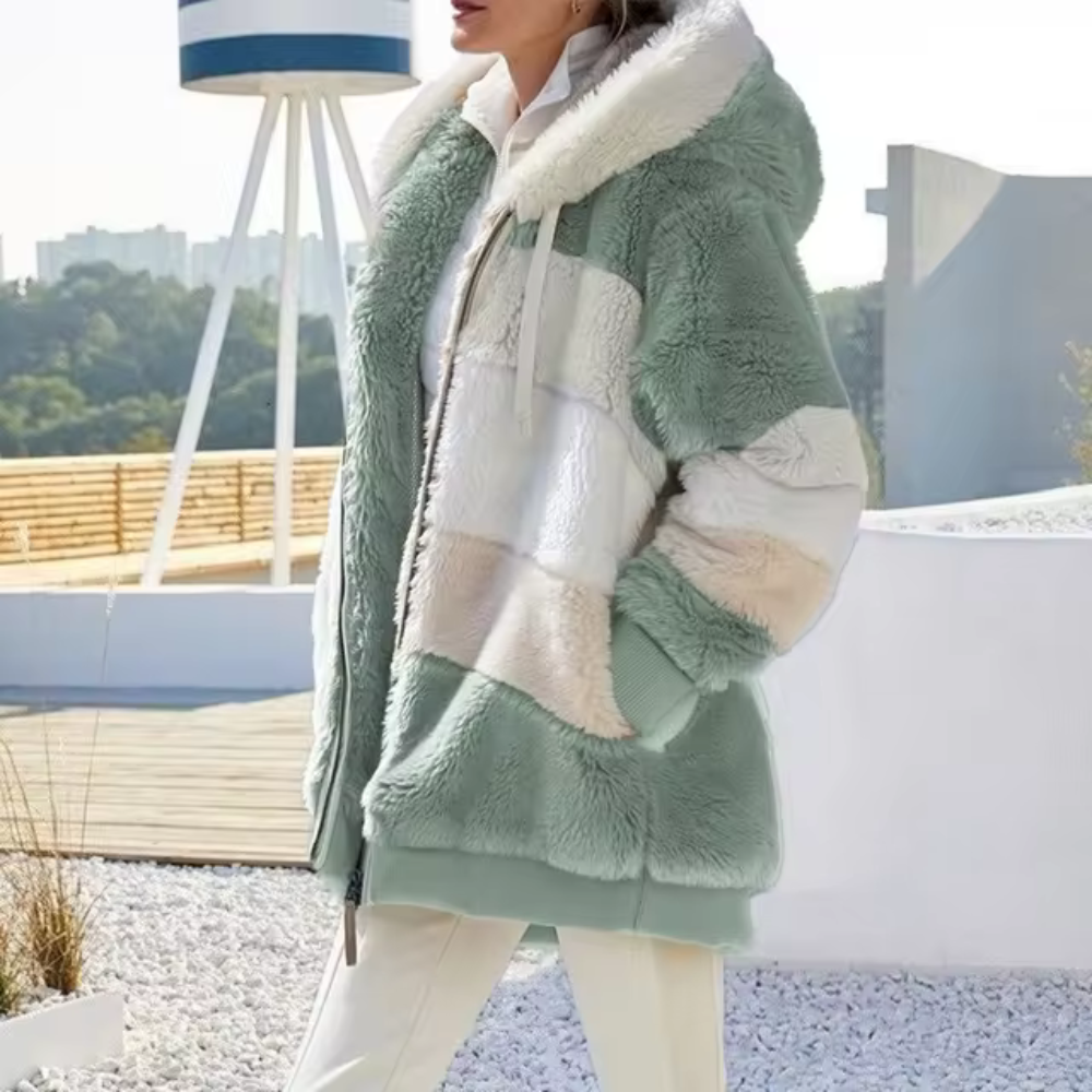 Sabina - Elegante cappotto oversize in felpa