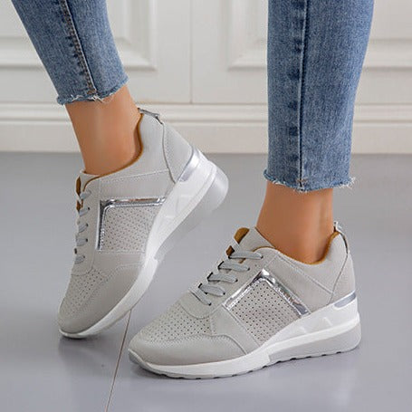 Scarpe da ginnastica con piattaforma e lacci Scarpe casual