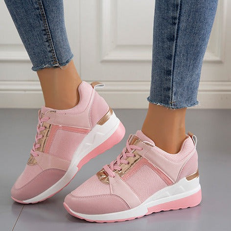 Scarpe da ginnastica con piattaforma e lacci Scarpe casual