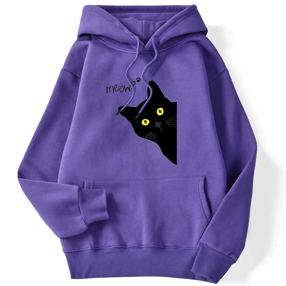 Kaori- Maglia stampata con motivo a gatto