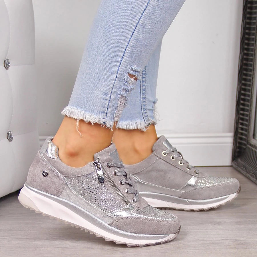 Scarpe piatte da donna in pelle da infermiera da donna ragazza