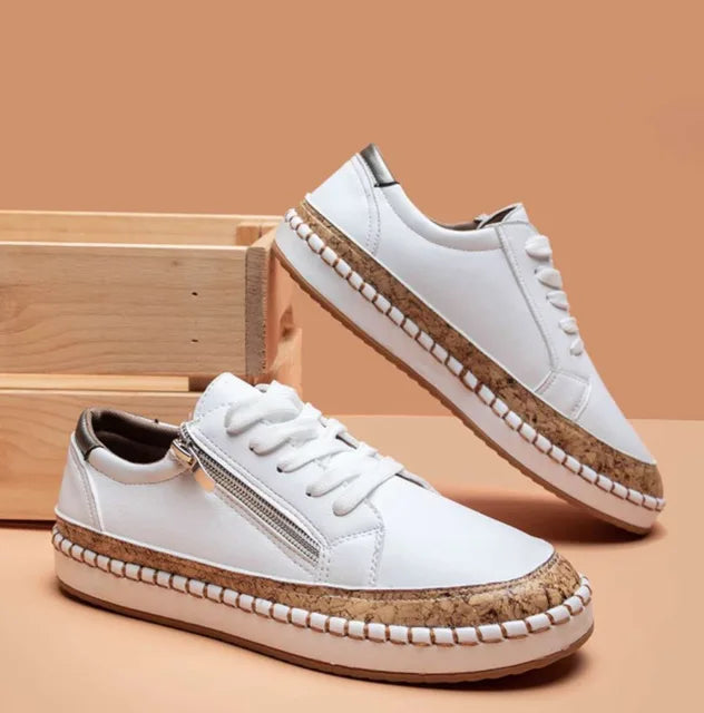 Scarpe vulcanizzate da donna con stampa floreale