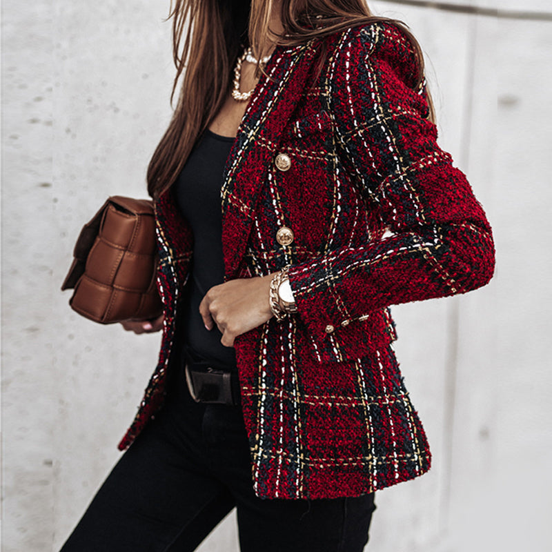 Tove - Blazer a quadri chic