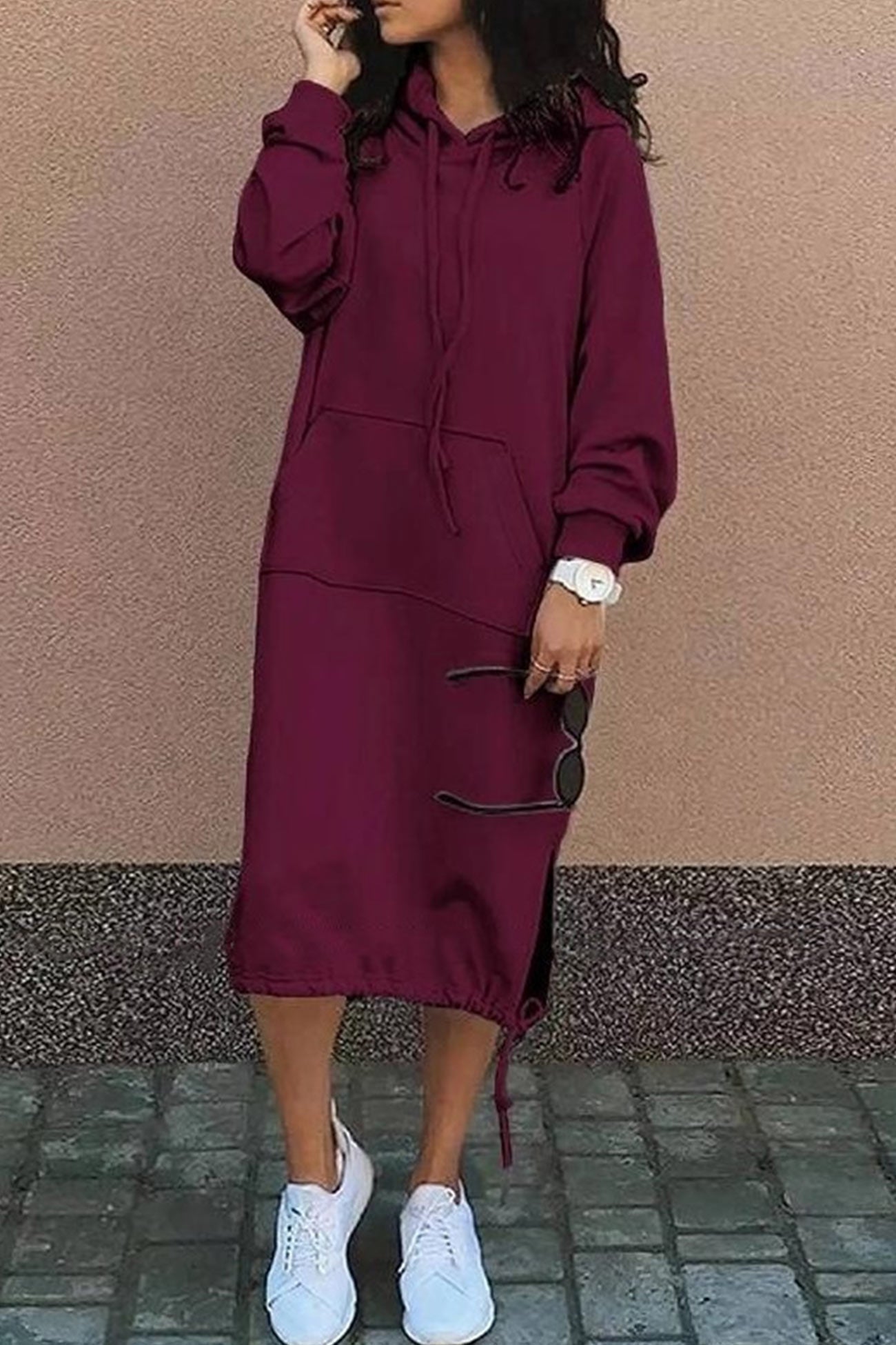 Annemarie® Felpa con cappuccio semplice ed elegante