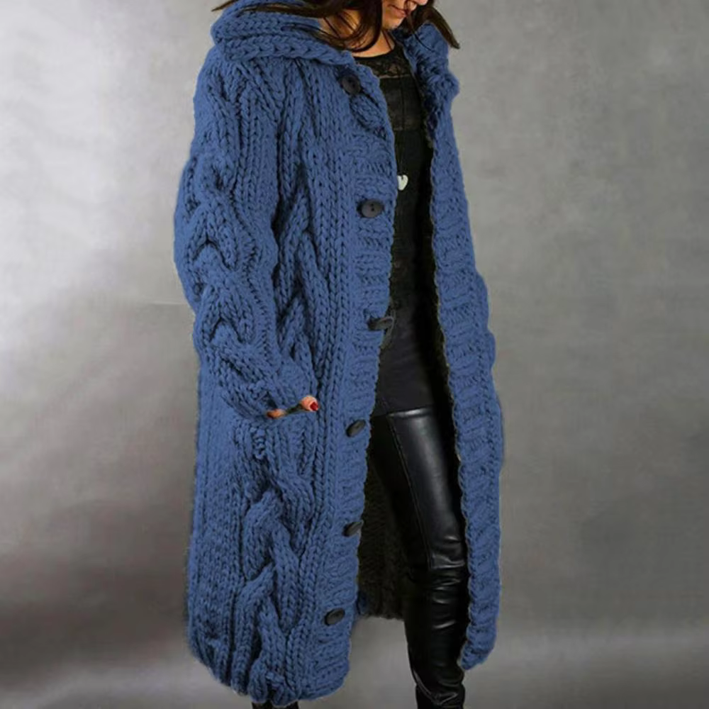 Teodora - Cappotto caldo con cappuccio