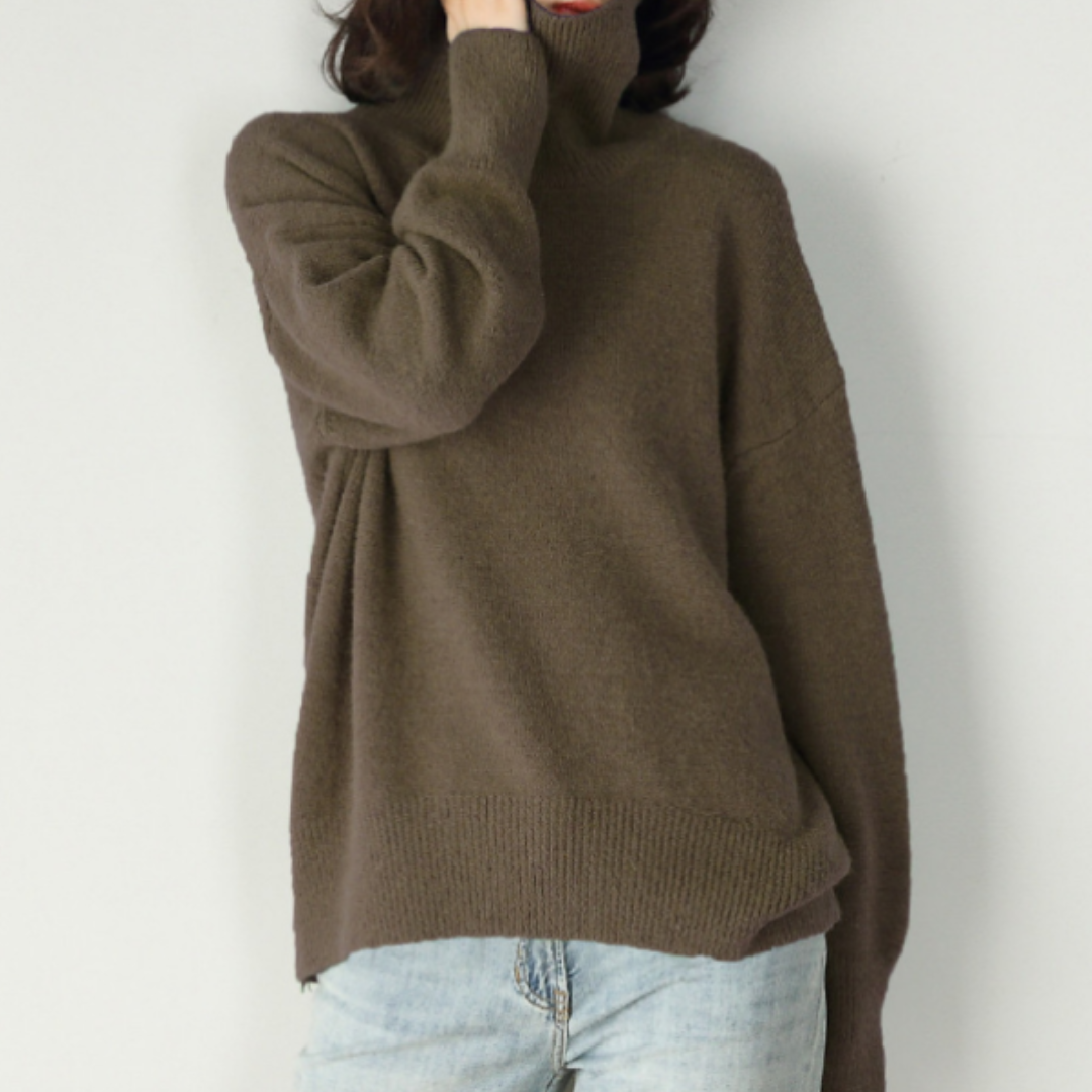 Elkein | Elegante maglione dolcevita da donna