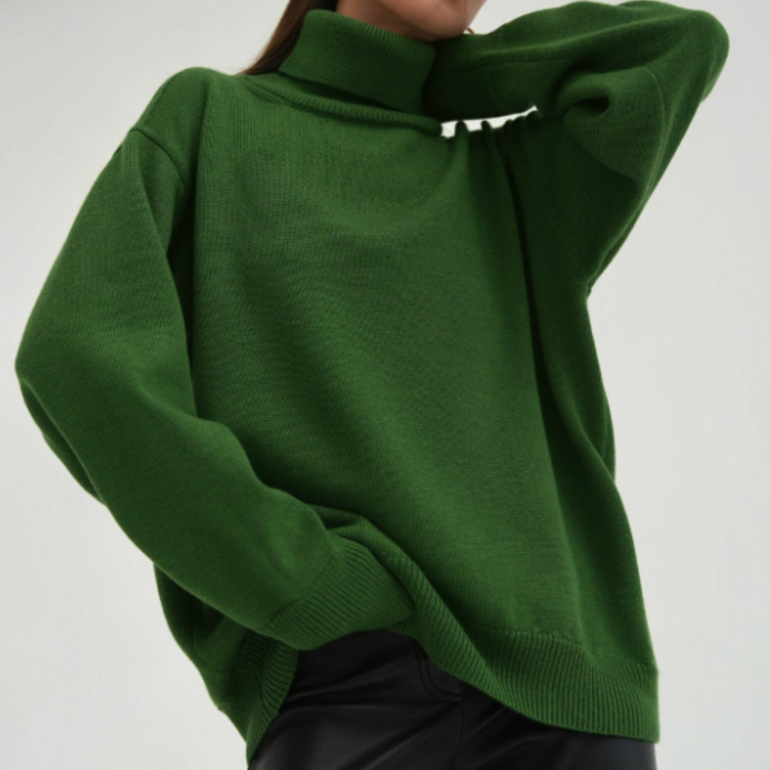 Elkein | Elegante maglione dolcevita da donna