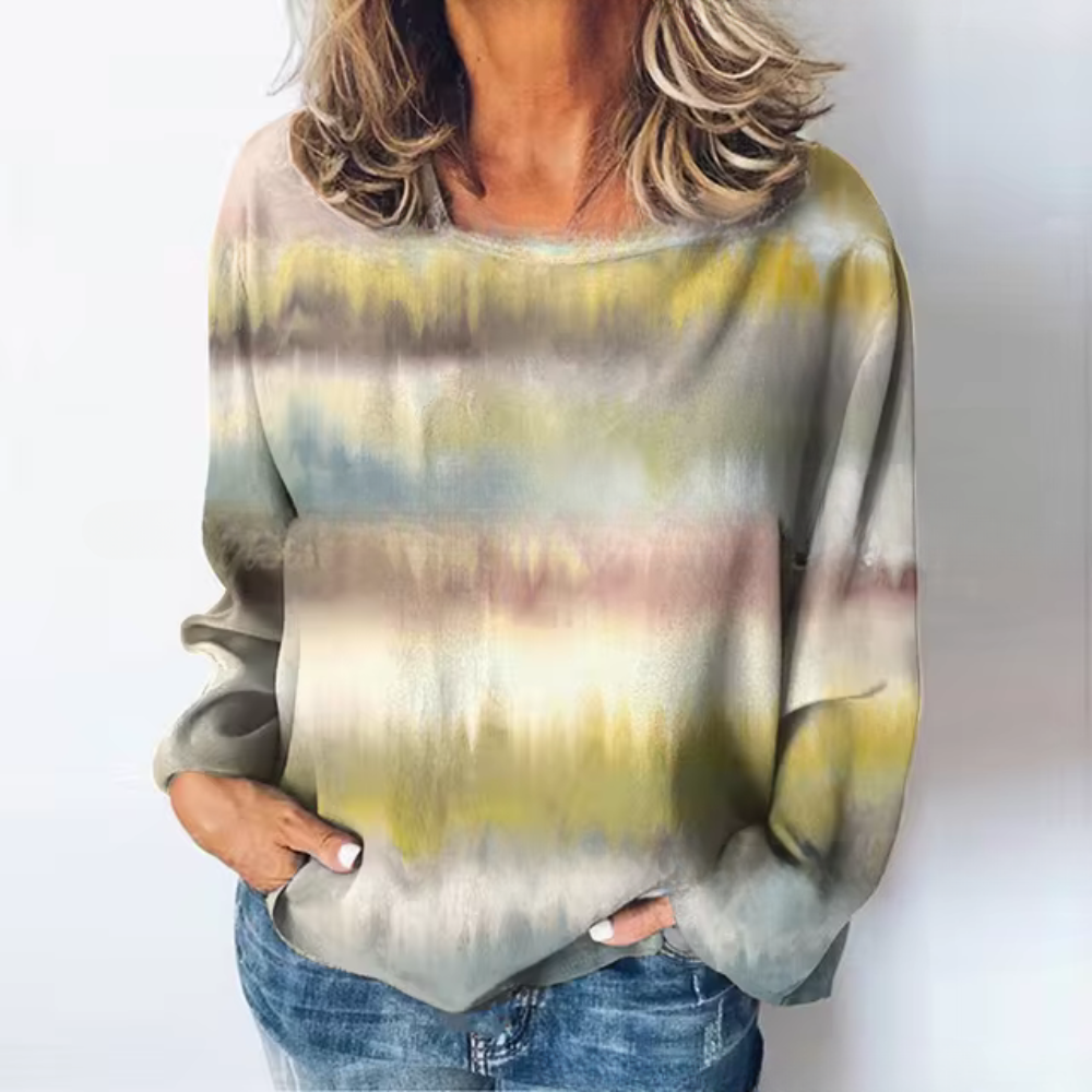 Vespera - Pullover casual sfumato