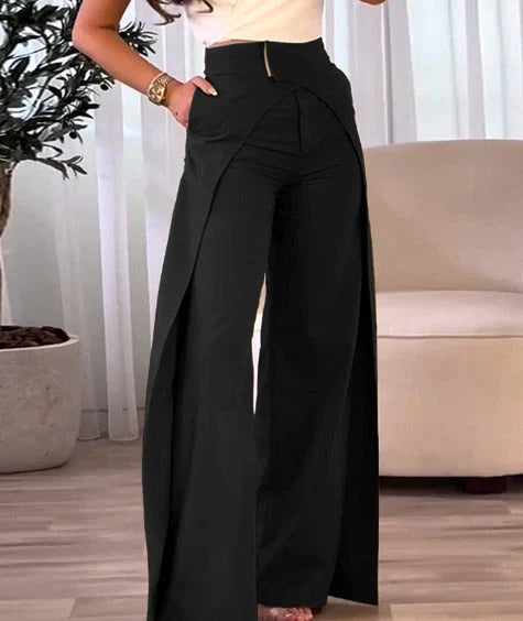 Pantaloni eleganti a vita alta da donna