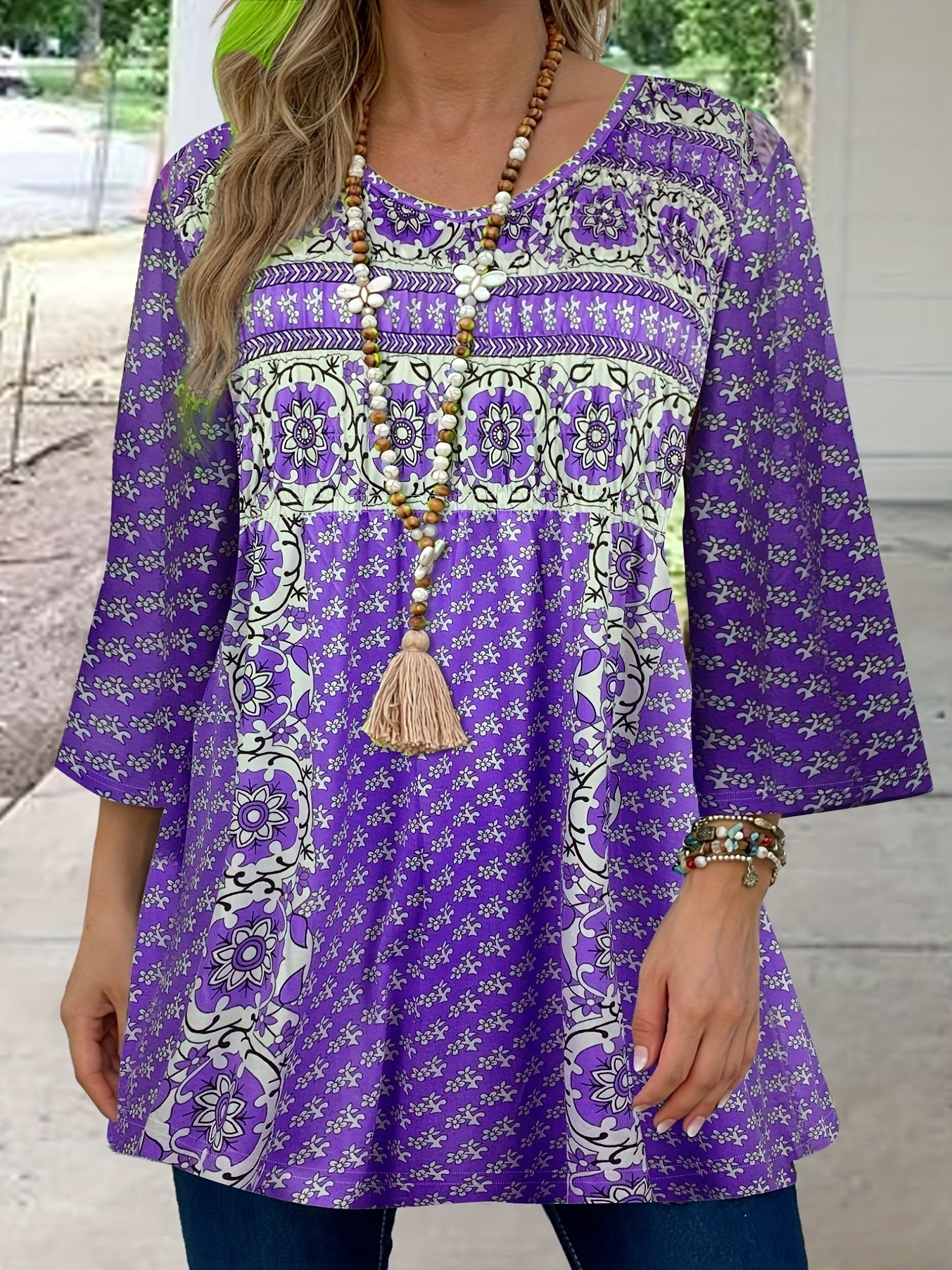 Stacy - Maglietta elegante a mezza manica da donna