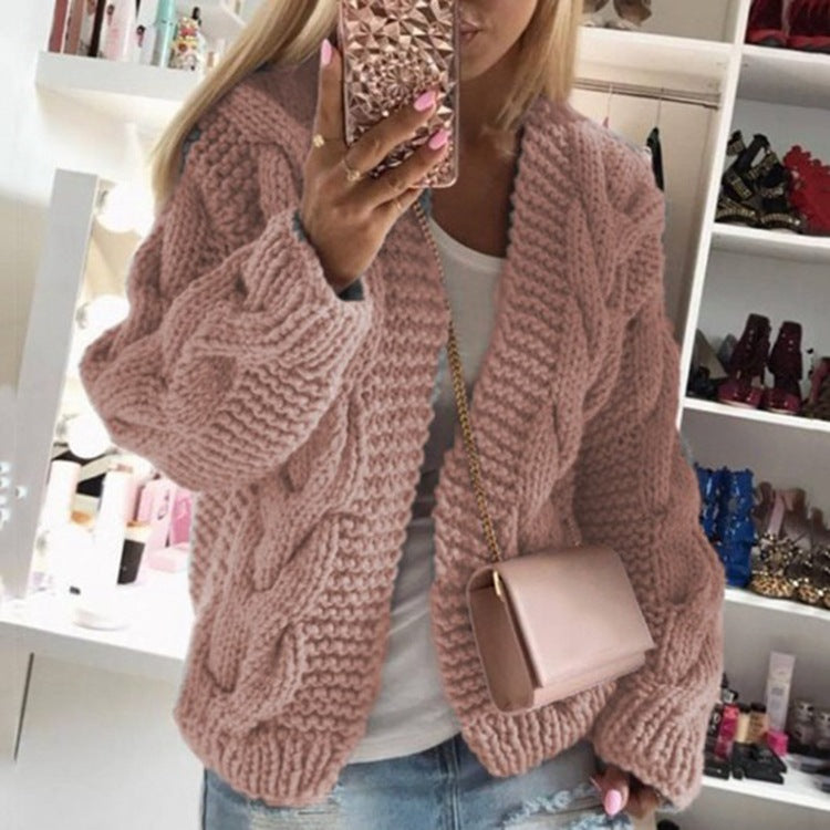 Eva | Cardigan caldo da donna | Manica lunga