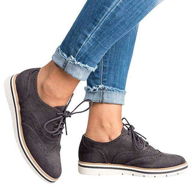 Donna Casual Lace up Oxfords Flats