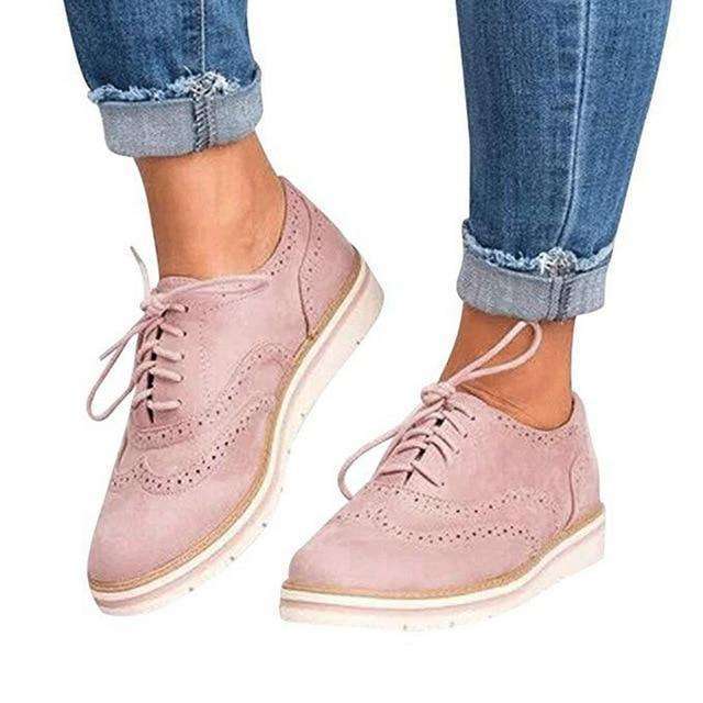 Donna Casual Lace up Oxfords Flats