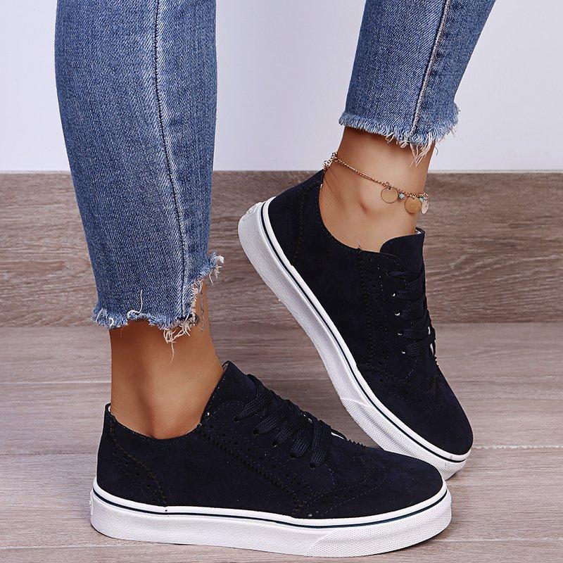Scarpe vulcanizzate da donna, scarpe da ginnastica casual a punta