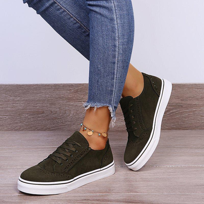 Scarpe vulcanizzate da donna, scarpe da ginnastica casual a punta