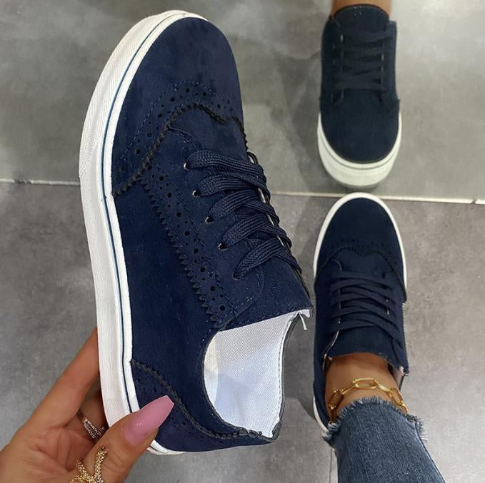 Scarpe vulcanizzate da donna, scarpe da ginnastica casual a punta