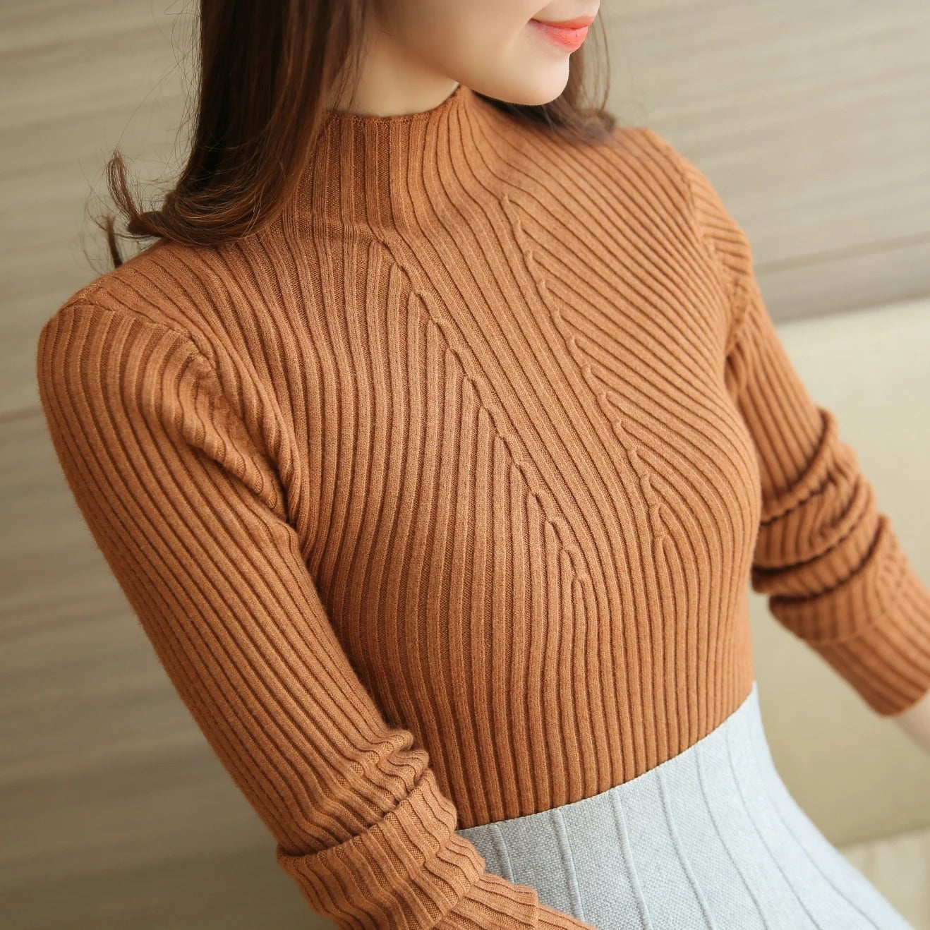 Joan- Maglia dolcevita da donna per tutti i giorni