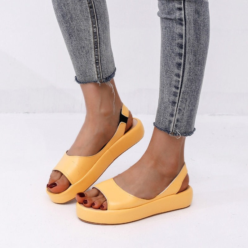Sandali in vera pelle di mucca