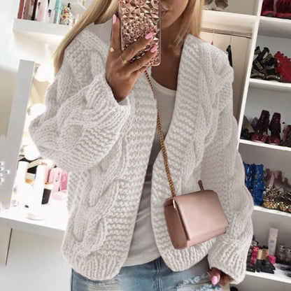 Eva | Cardigan caldo da donna | Manica lunga