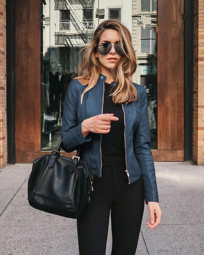 Sam - Giacca elegante con zip da donna