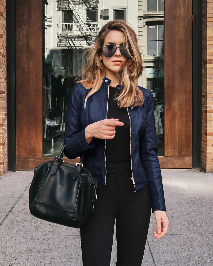 Sam - Giacca elegante con zip da donna