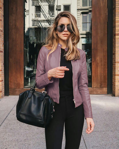 Sam - Giacca elegante con zip da donna