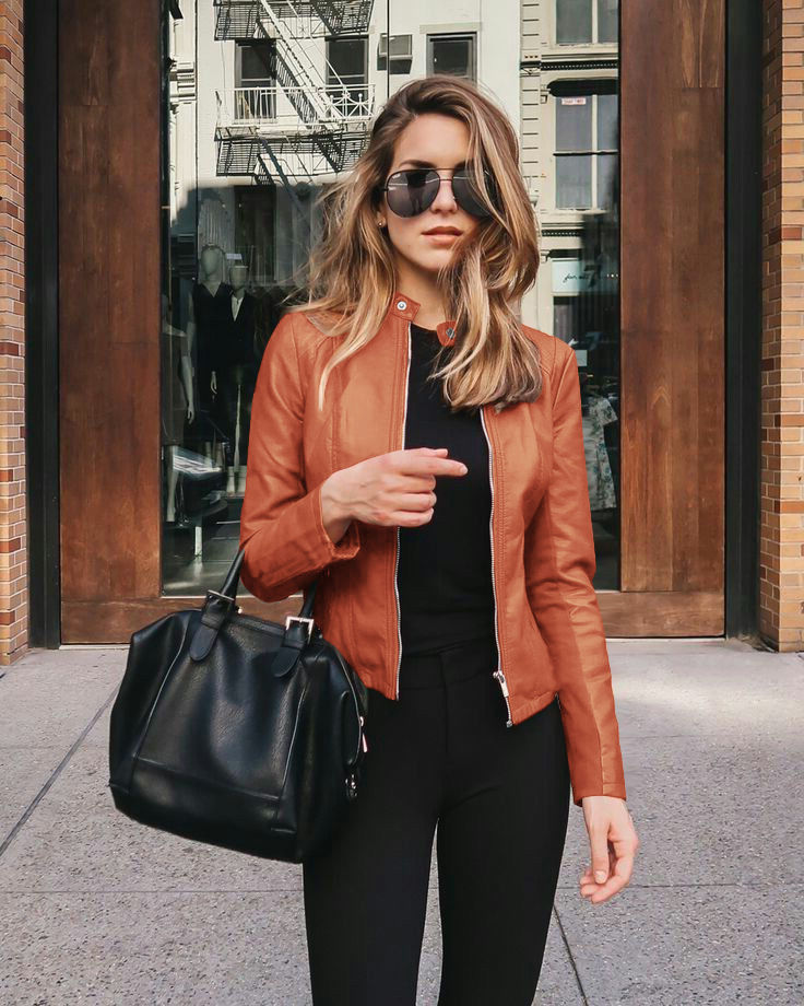 Sam - Giacca elegante con zip da donna