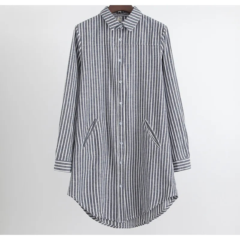 Gina - Camicetta oversize a righe da donna